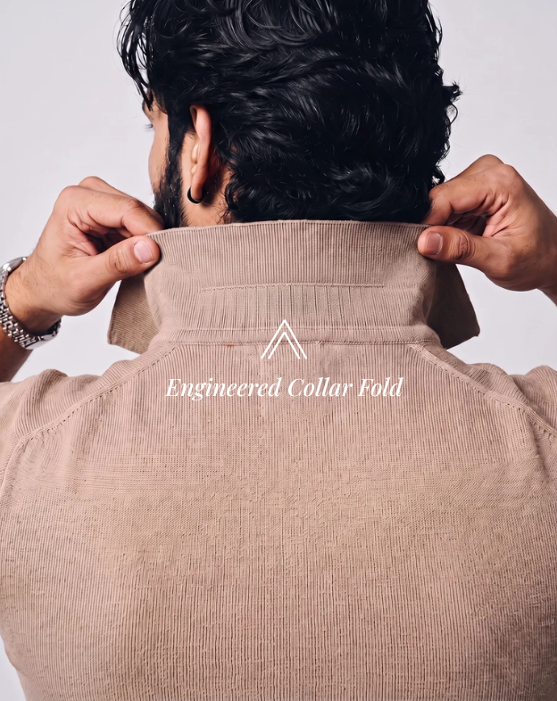 Warm Tan Cotton-Bamboo Signature Polo