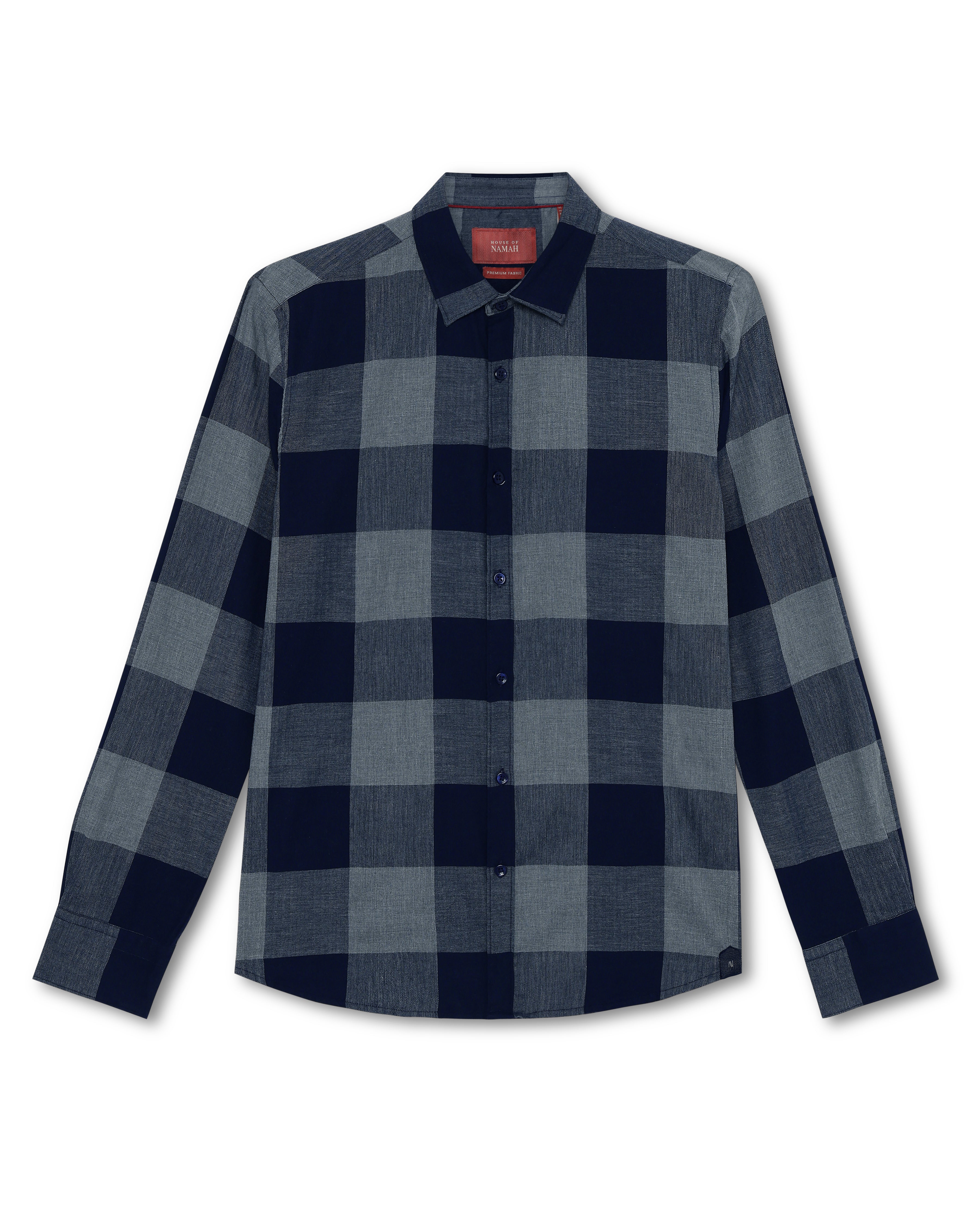 Midnight Blue Buffalo Check Shirt