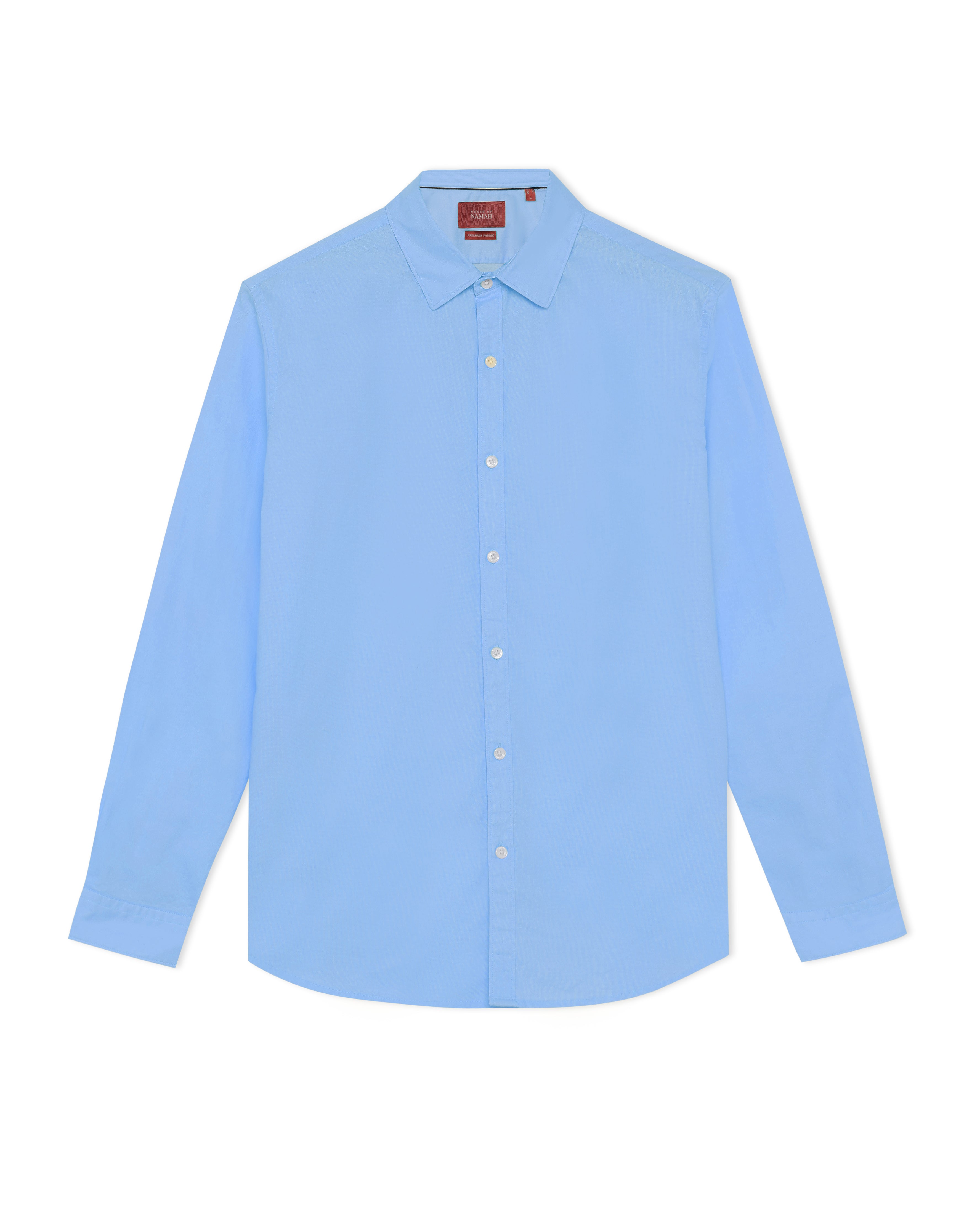 Sky Blue Oxford Chambray Shirt