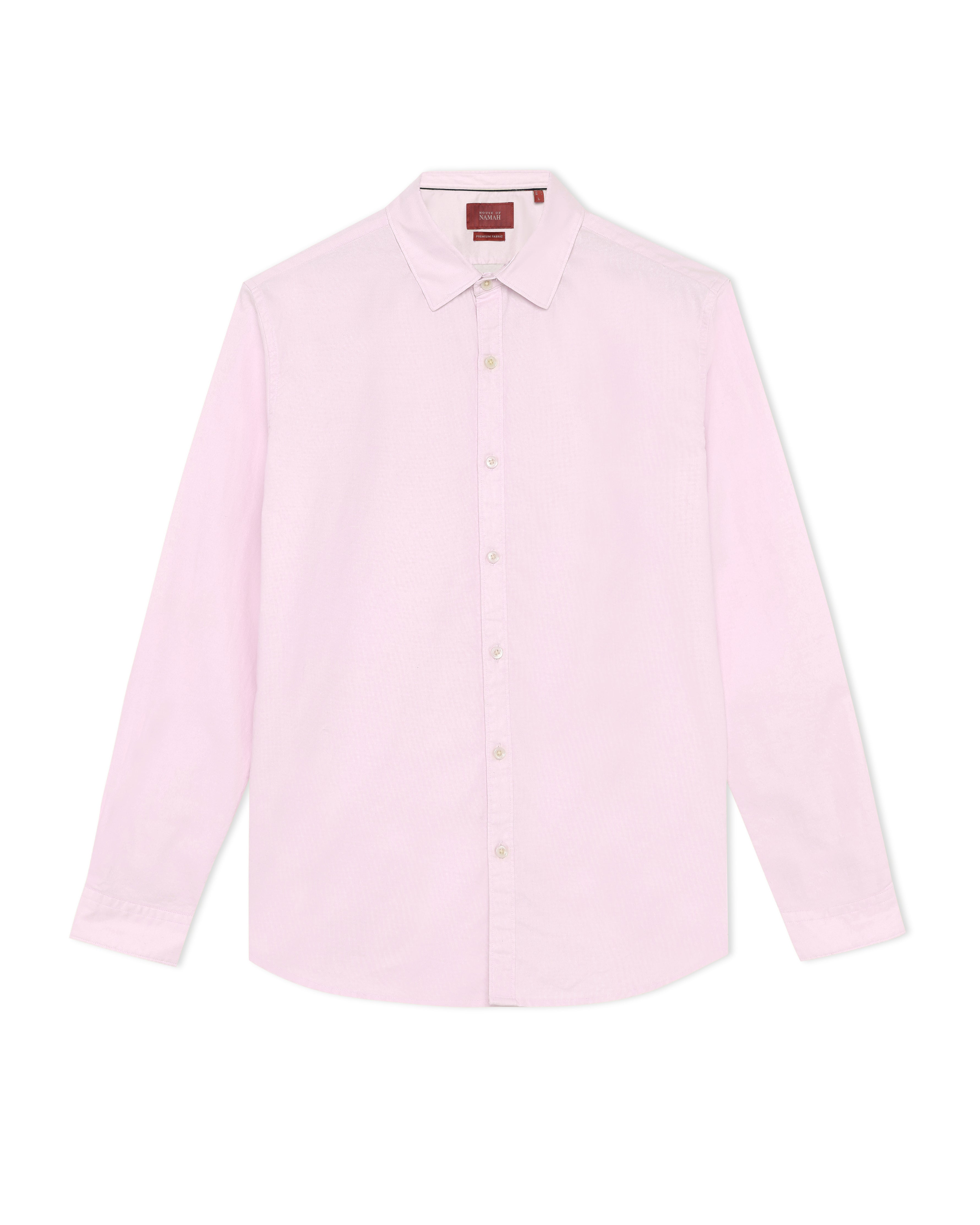 Soft Pink Oxford Chambray Shirt