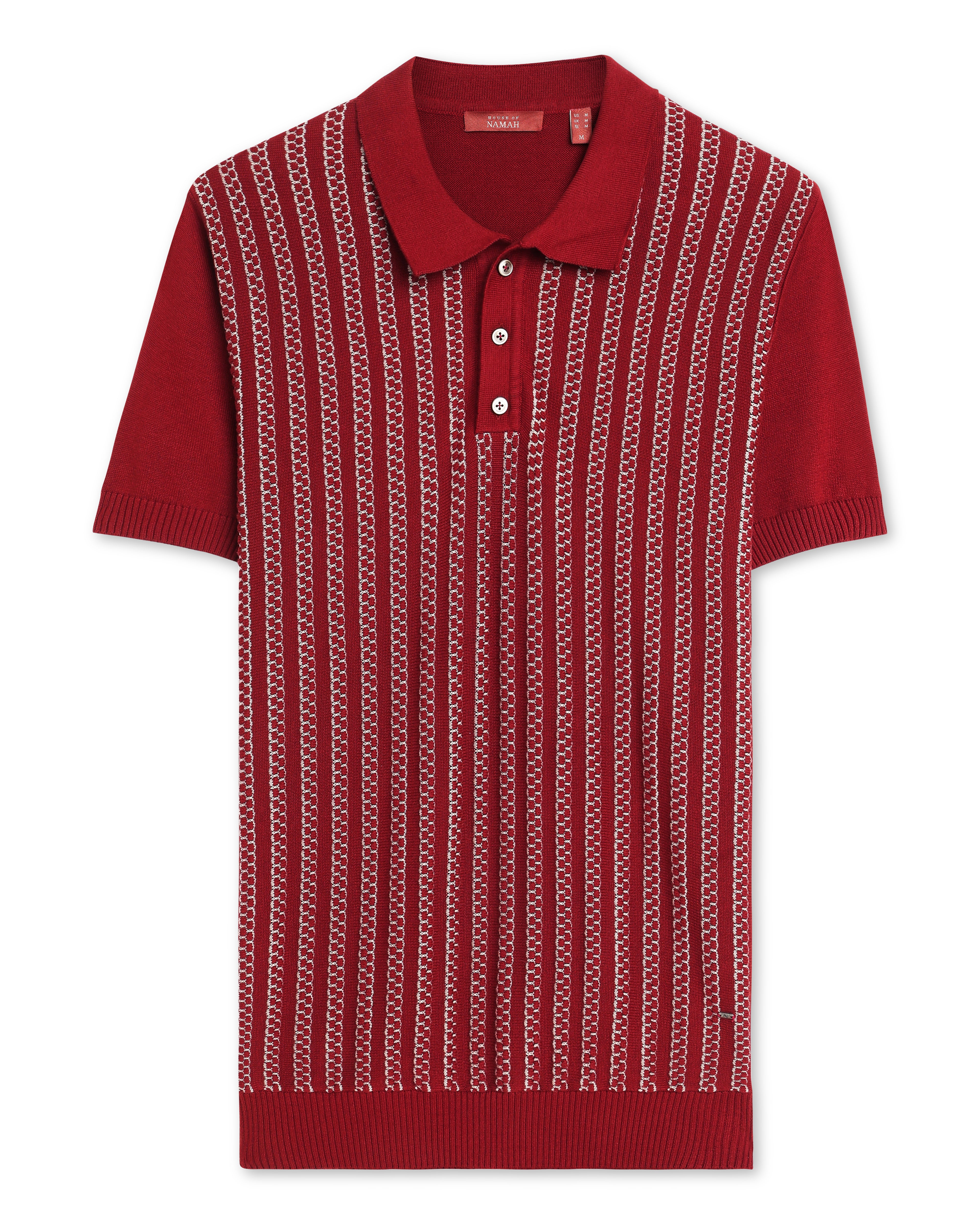 Burnt Brick Luxe DNA B-Polo - 100% Cotton - II