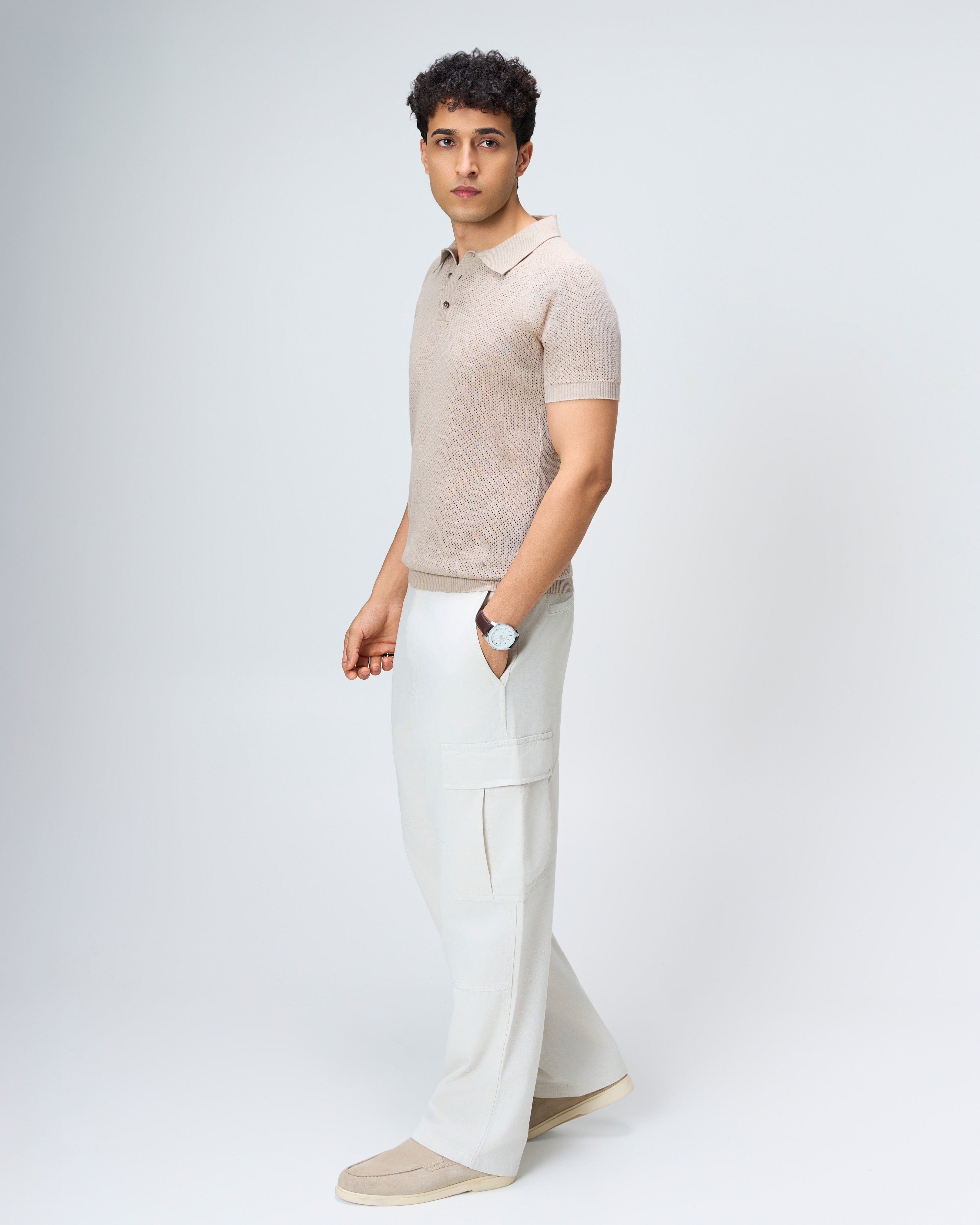 Natural Aeroluxe B-Polo - 100% Cotton - II