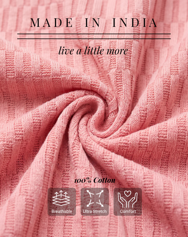 Coral Pink Brickline V-Polo
