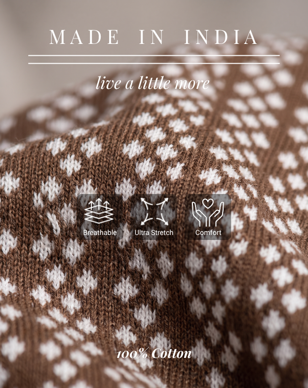 Cocoa Brown Luxe Diamond V-Polo