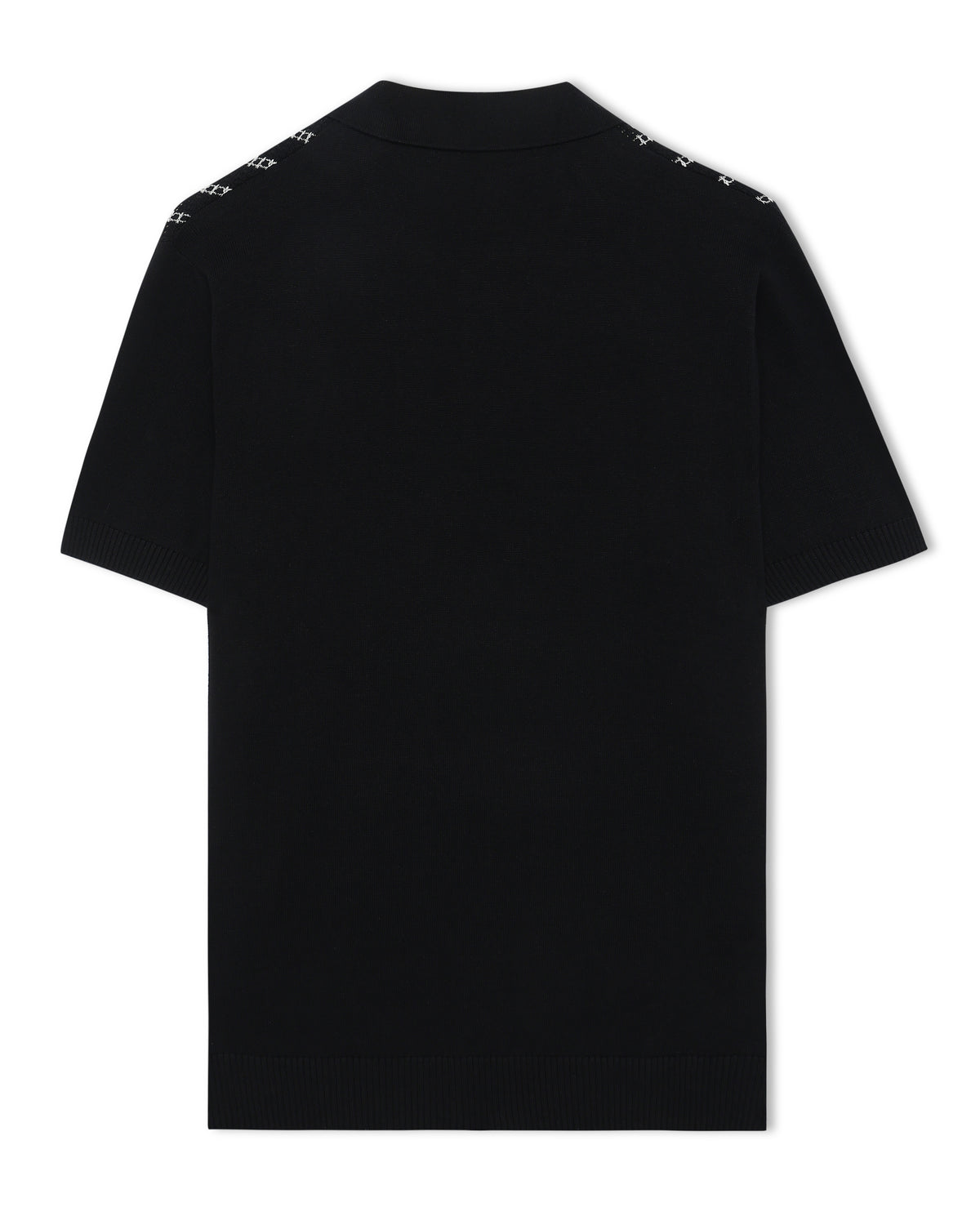 Ink Black Trackline V-Polo