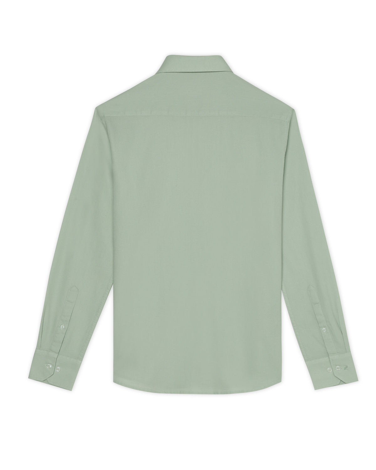 Soft Sage Honeycomb Weave Shirt
