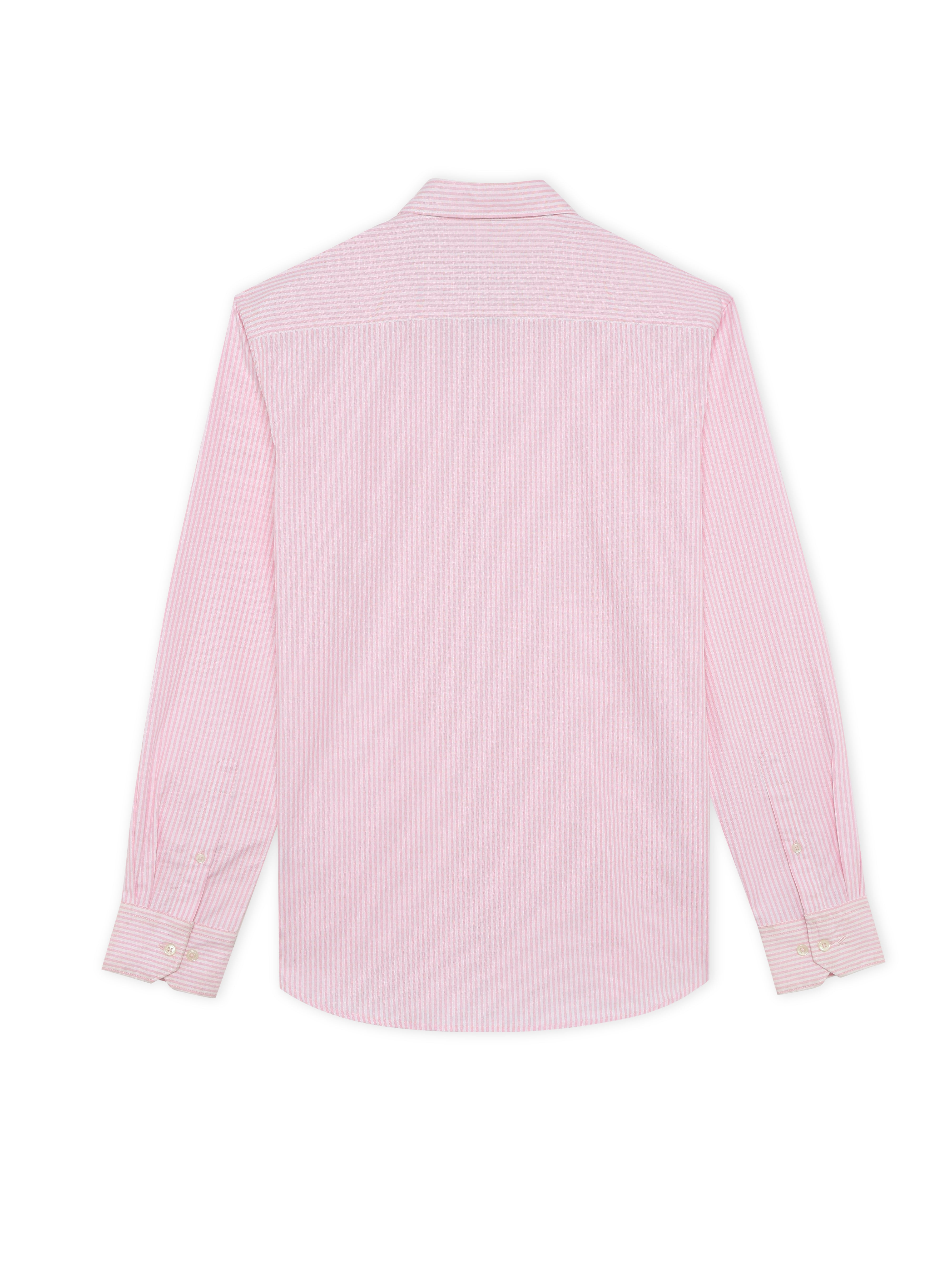 Oxford Pink Heritage Stripe Shirt