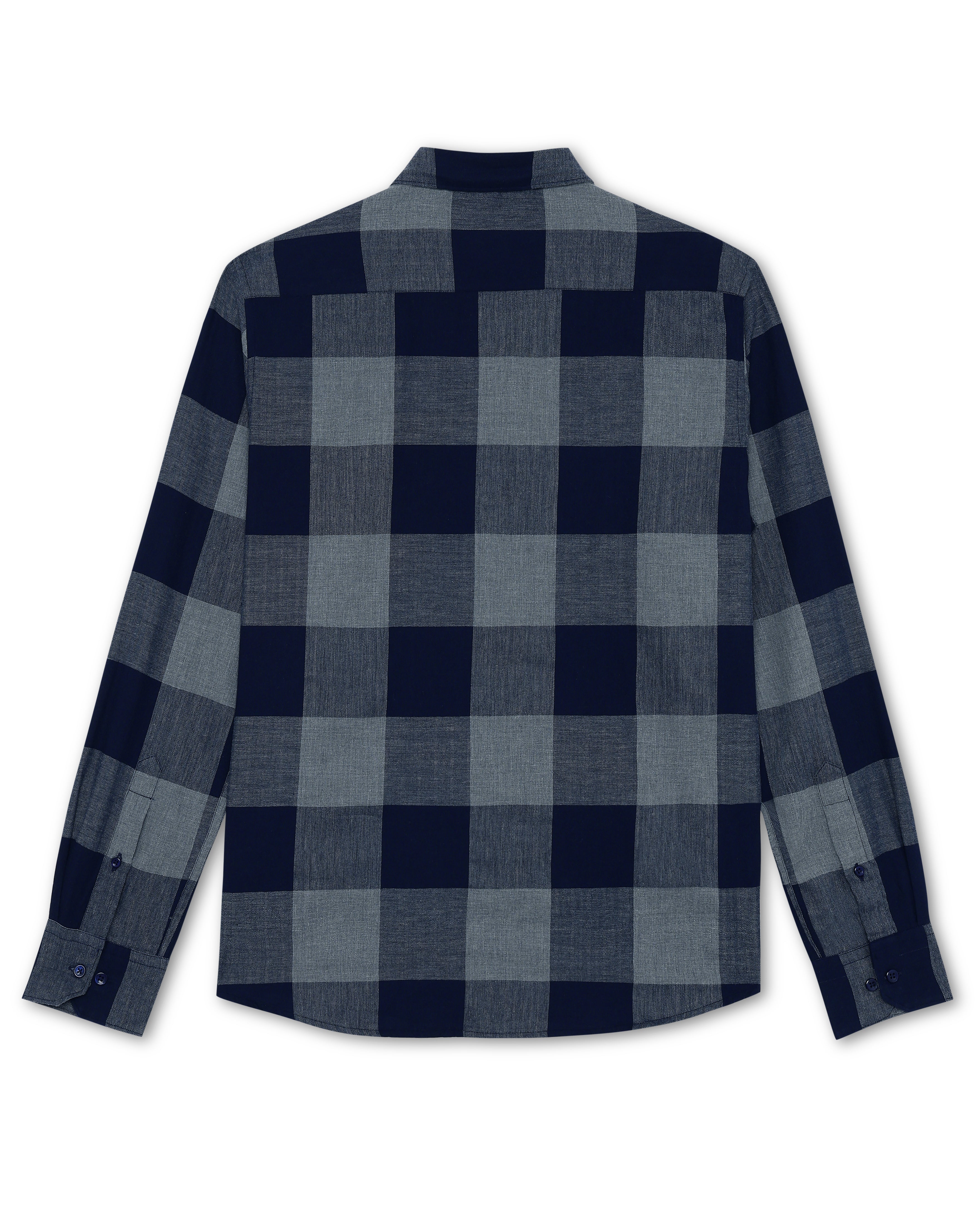 Midnight Blue Buffalo Check Shirt