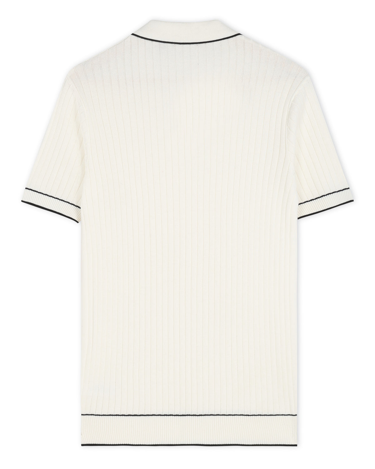 Soft White Edge V-Polo