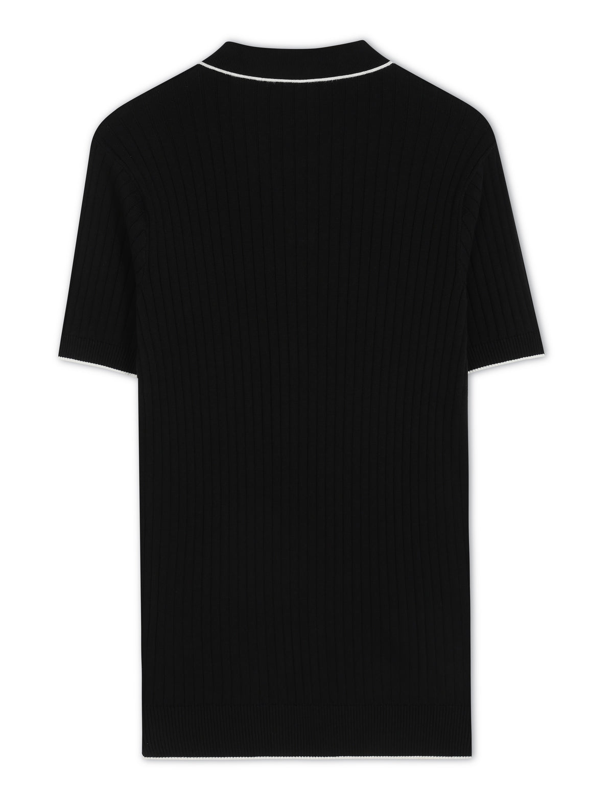 Ink Black Edge V-Polo