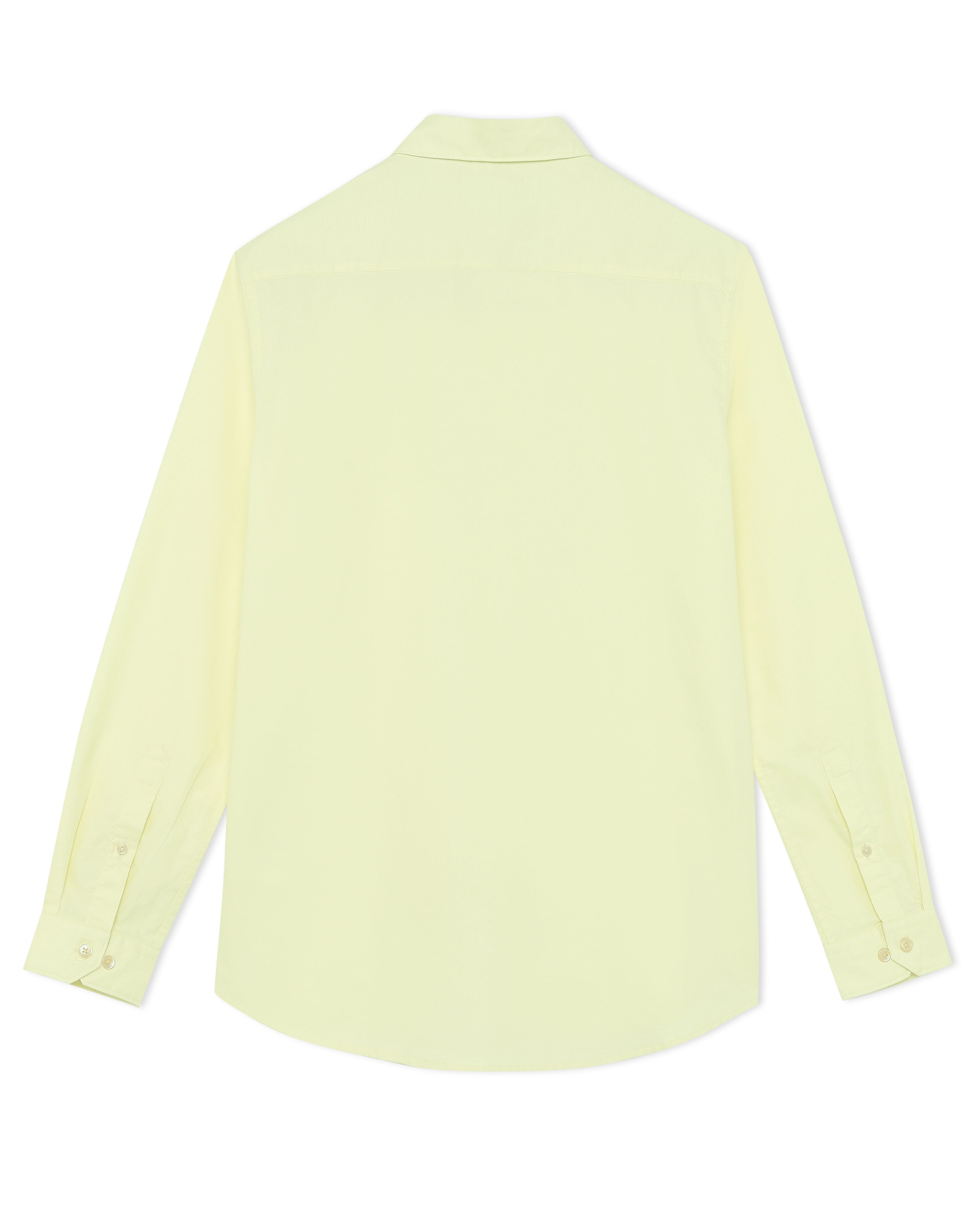Lemon Yellow Oxford Chambray Shirt