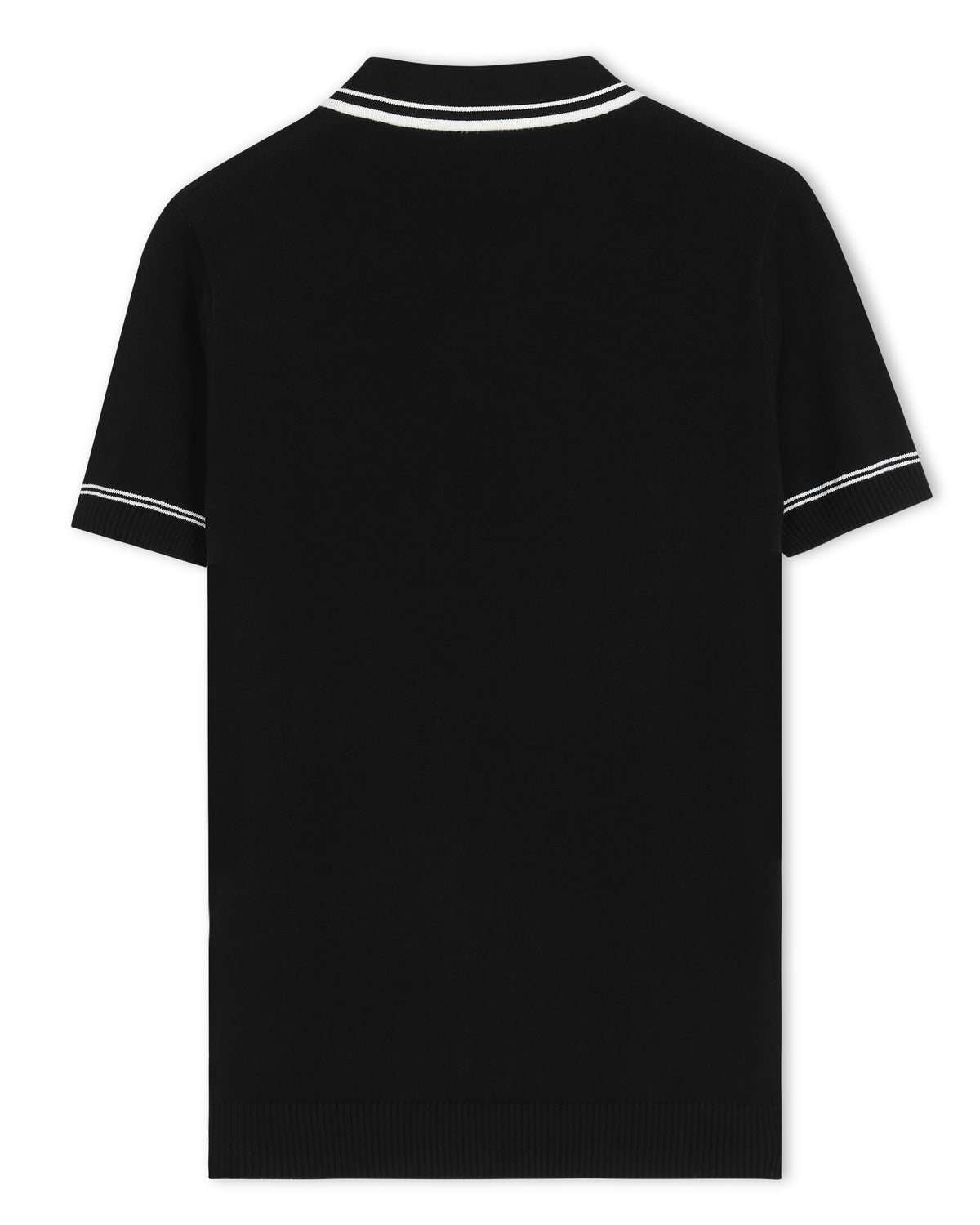 Ink Black Twinline V-Polo