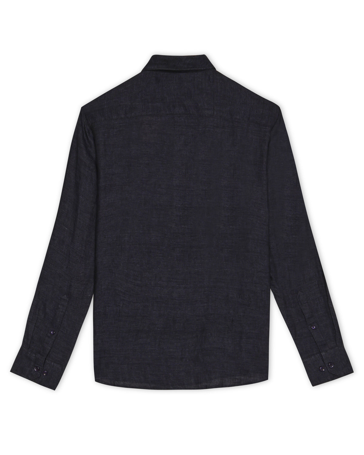 Indigo Navy Delavé 100% Linen Shirt