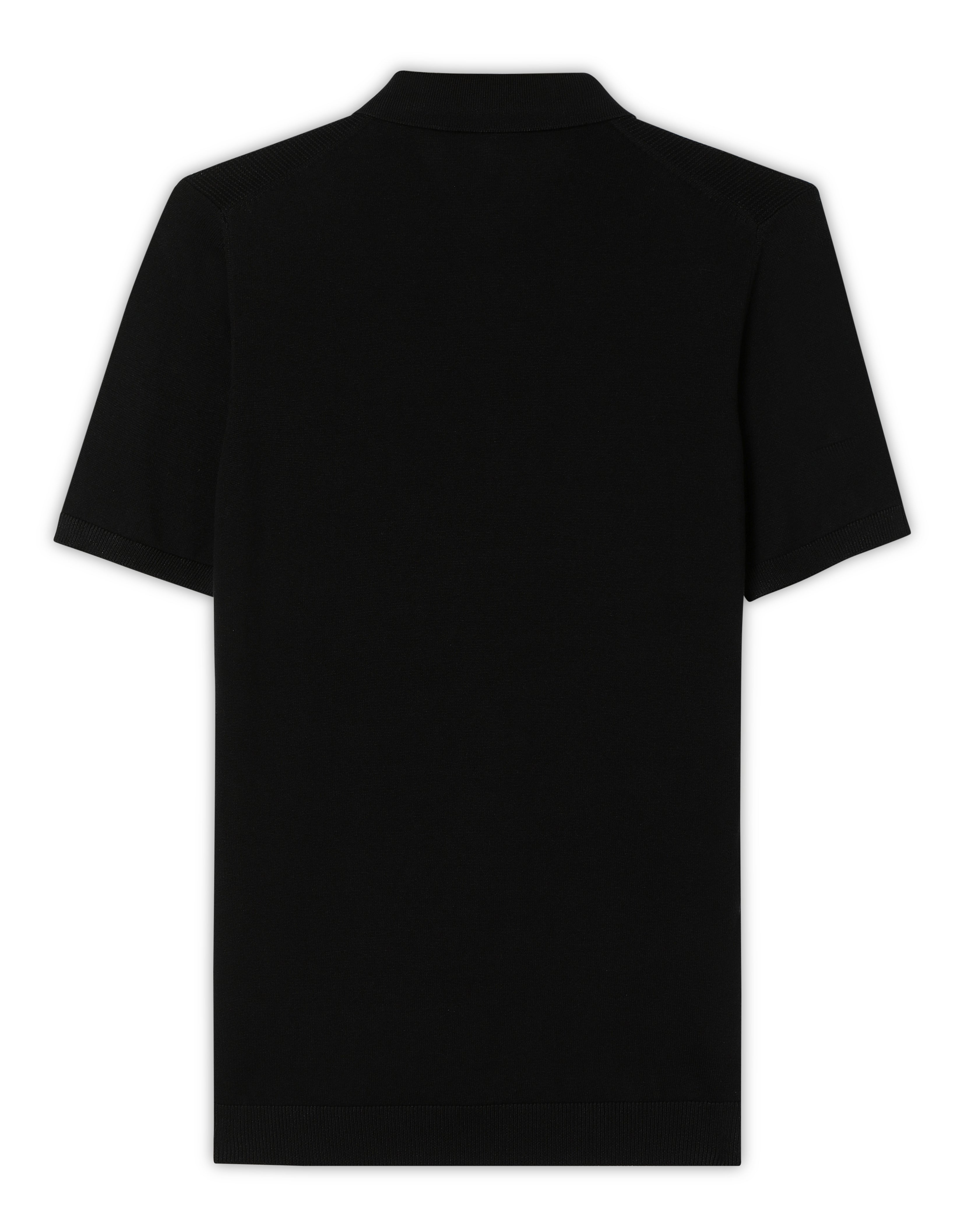 Ink Black Honeycomb Z-Polo