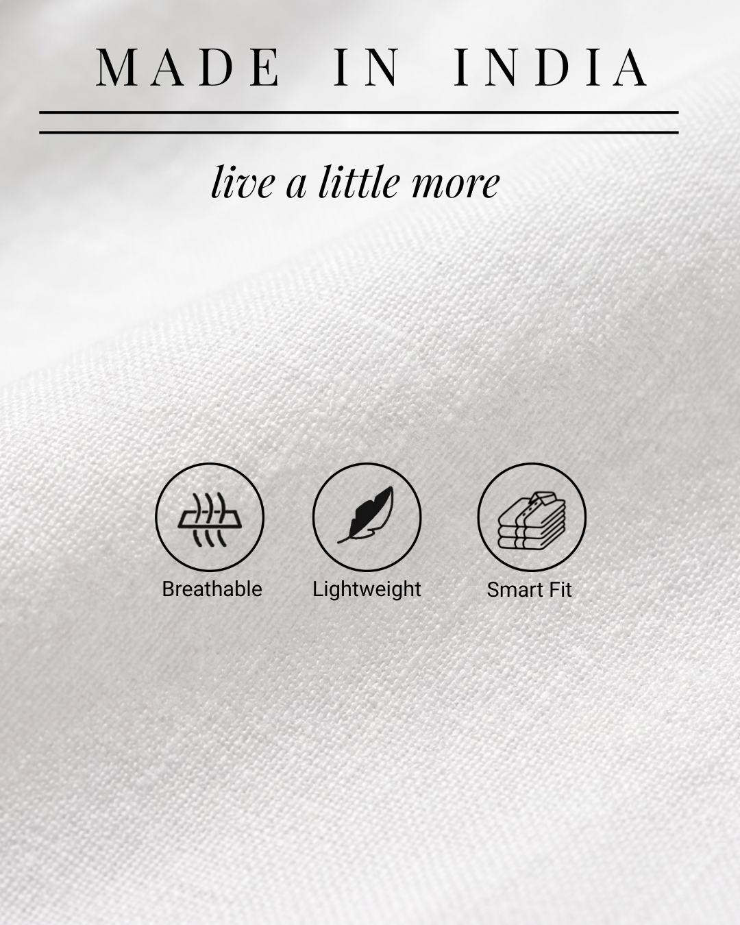 Soft White CEO Linen Blend Shirt