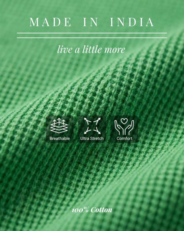 Grass Green Honeycomb Z-Polo