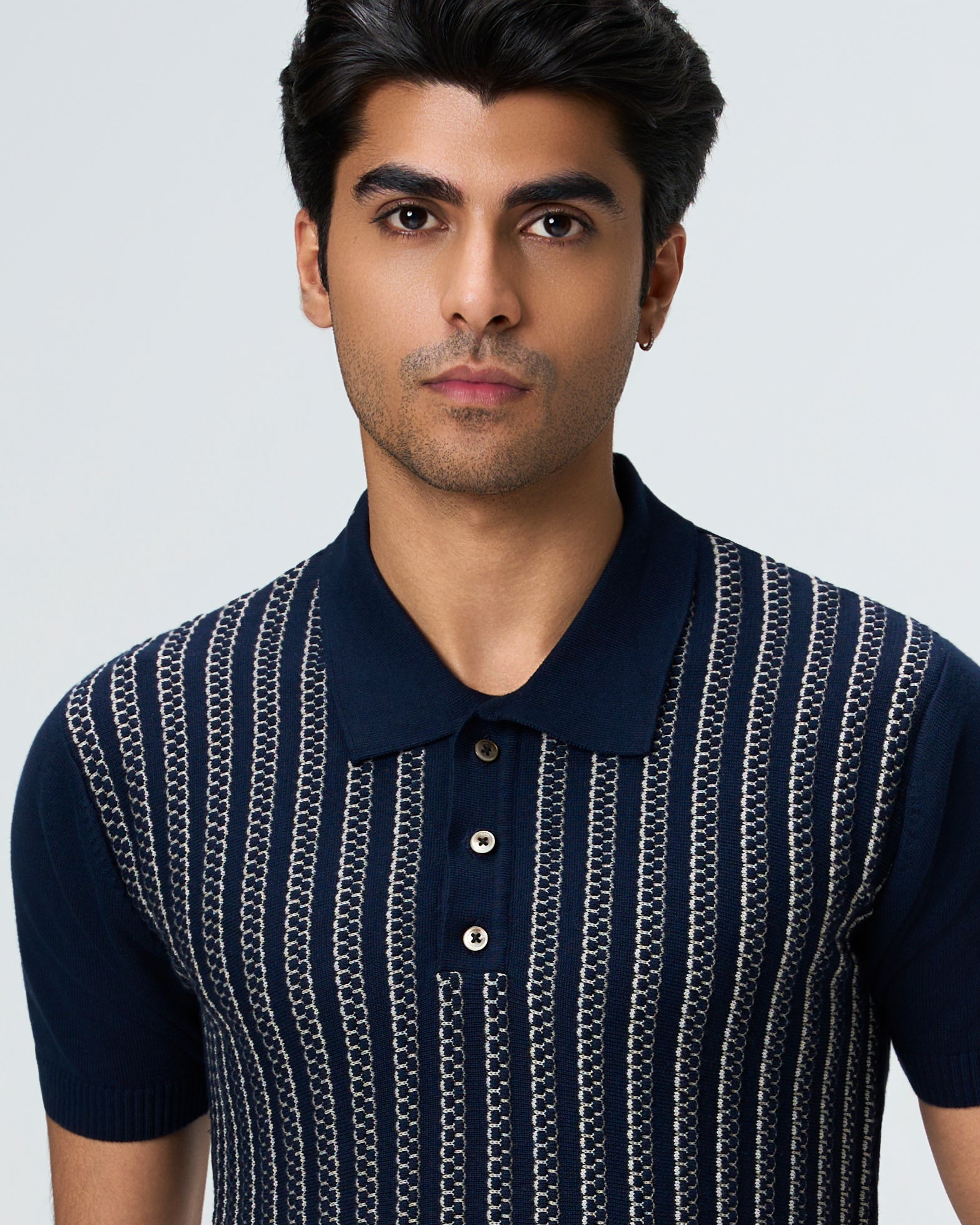 Midnight Blue Luxe DNA B-Polo - 100% Cotton - II