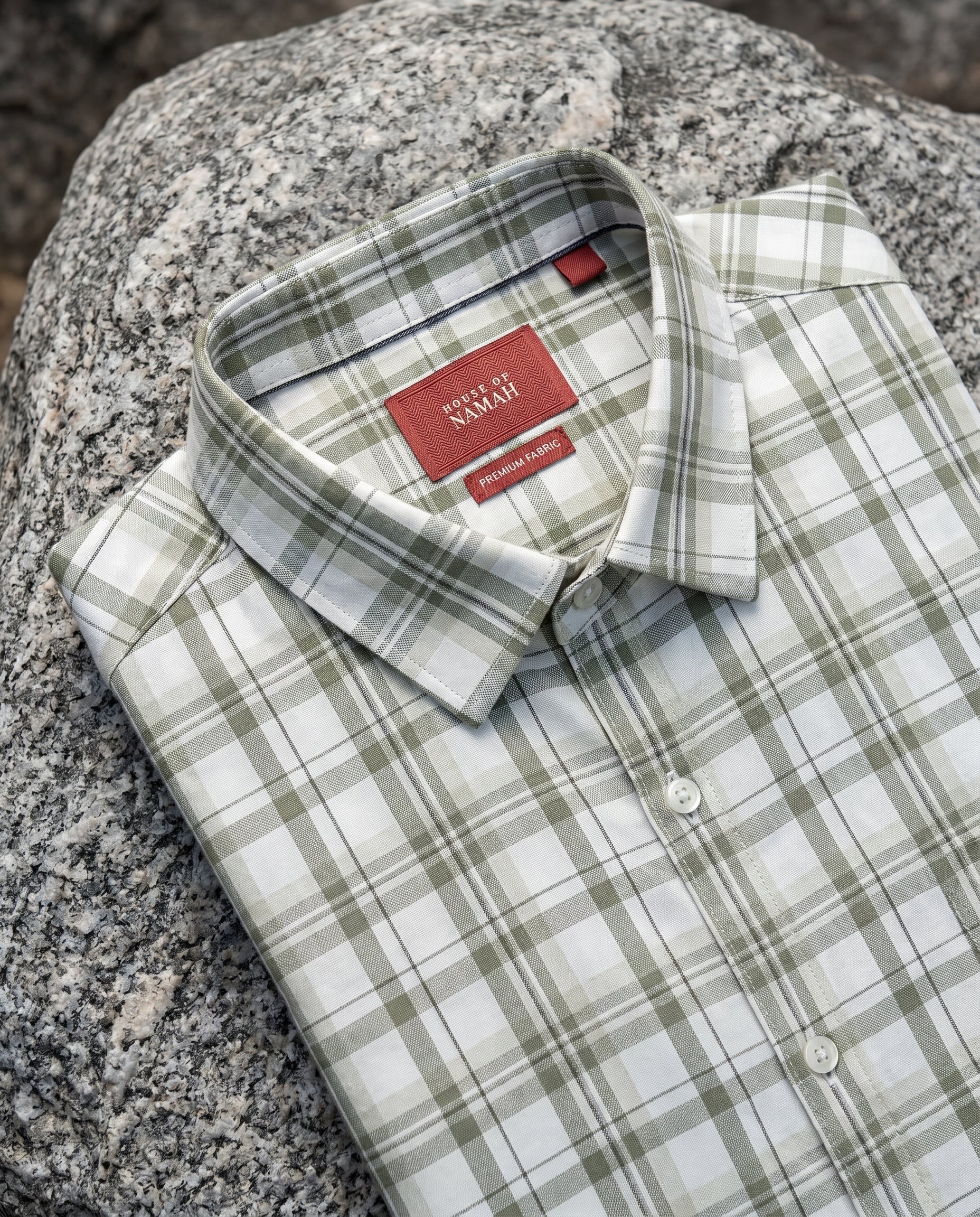 Sage Green Checks Shirt