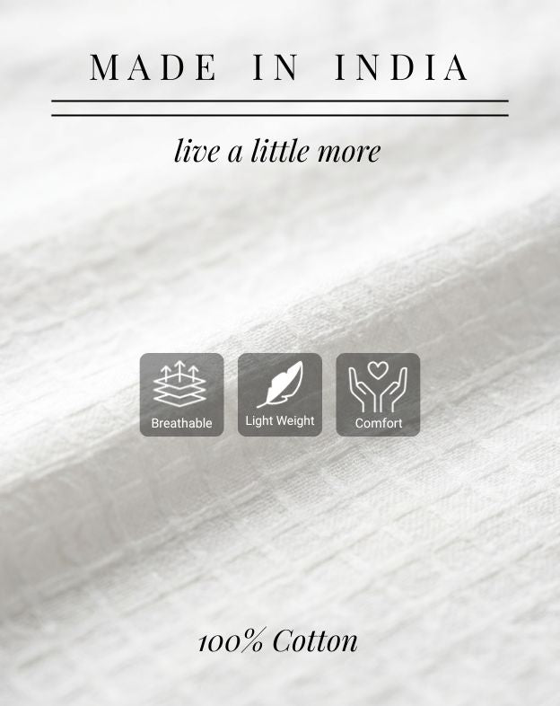 Soft White Dobby Micro Grid Shirt