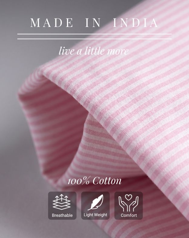 Pink & White Classic Stripe Shirt