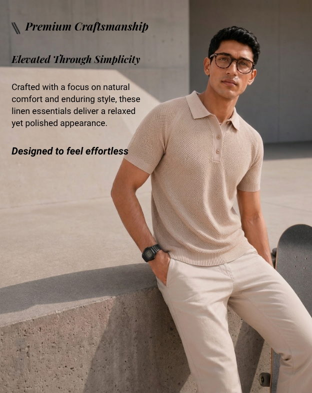 Natural AIRLOOP Mesh B-Polo