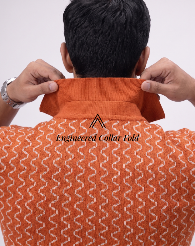Burnt Sienna Waveline Z-Polo