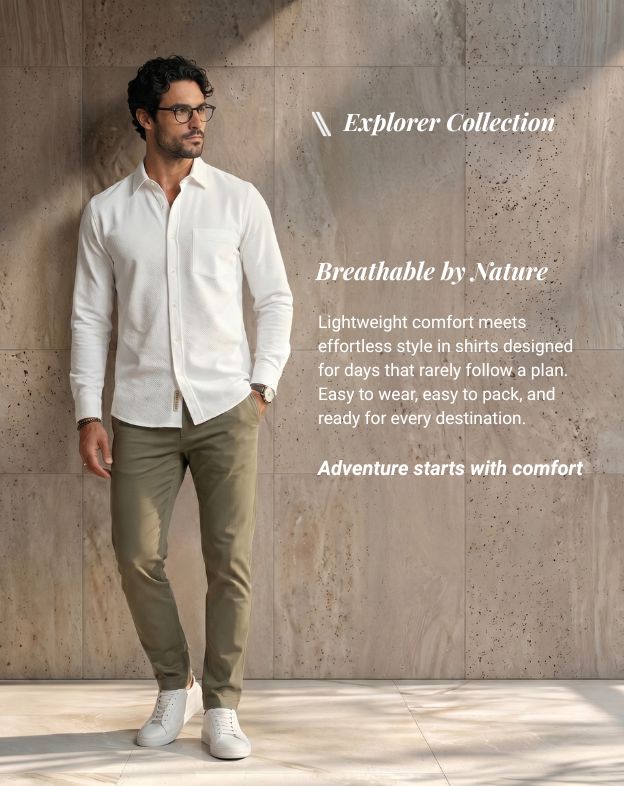 Soft White Waffle Textured Shirt