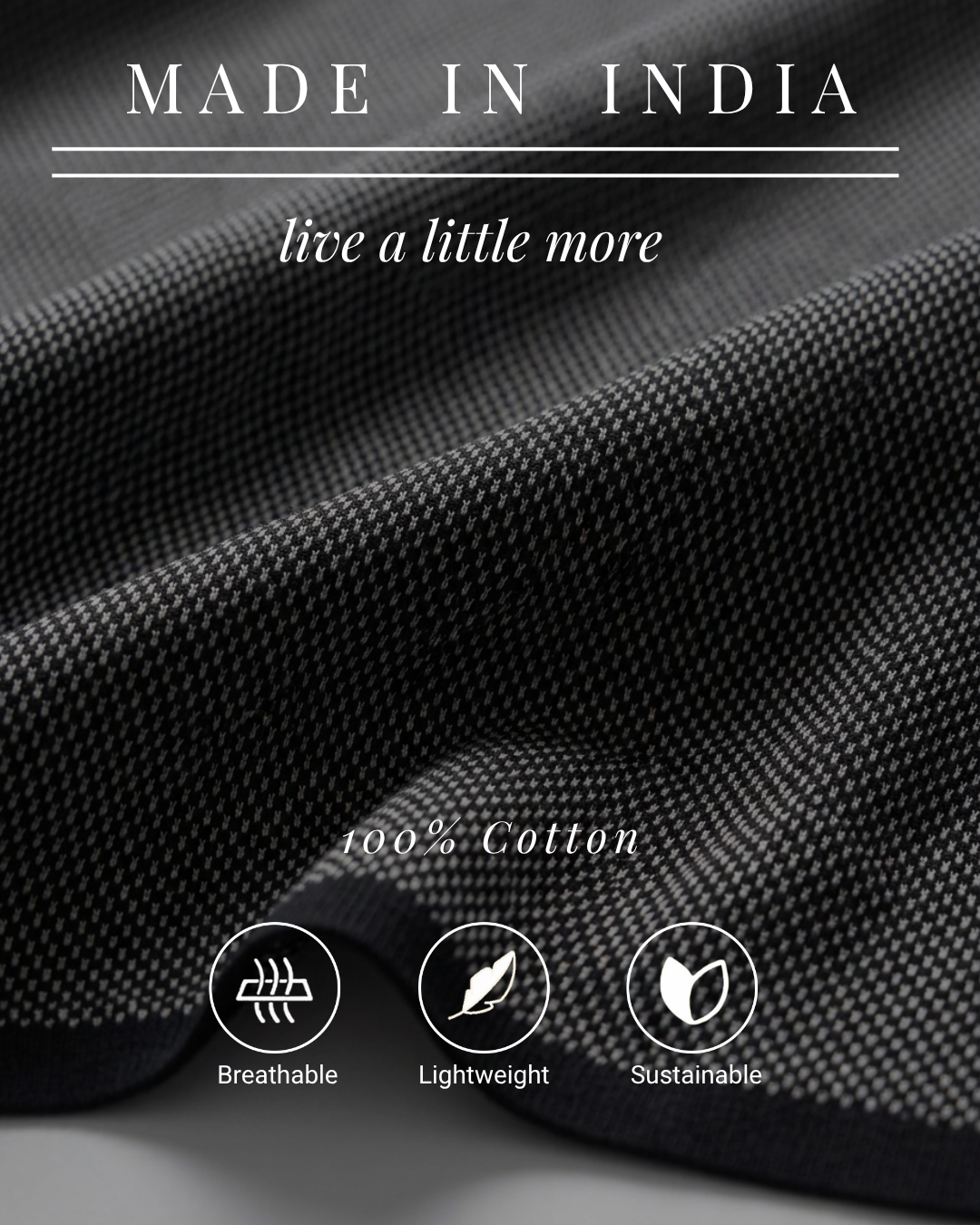 Ink Black Milano Jacquard Z-Polo