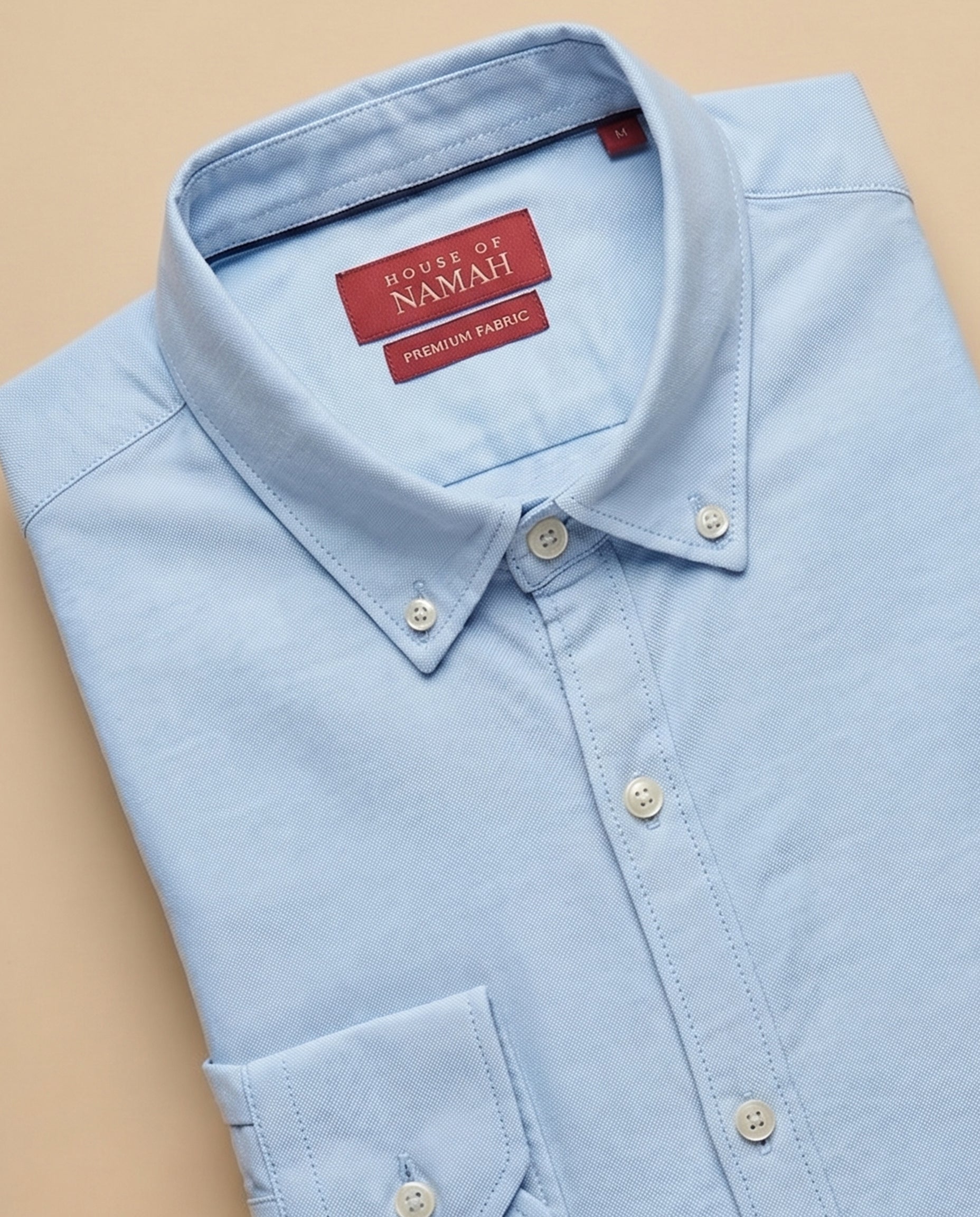 Powder Blue Oxford Chambray Shirt