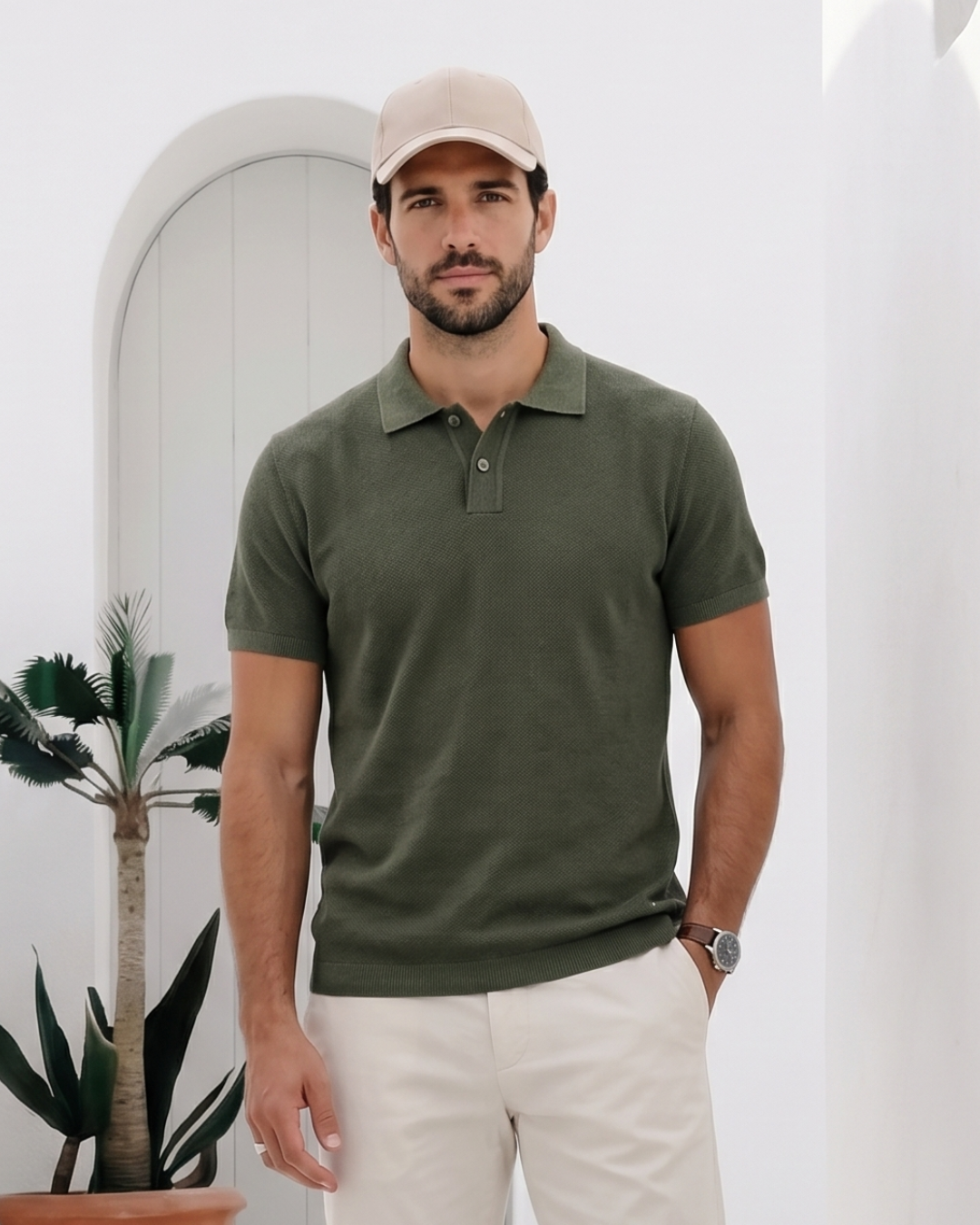 Olive Mill Wide Placket B-Polo