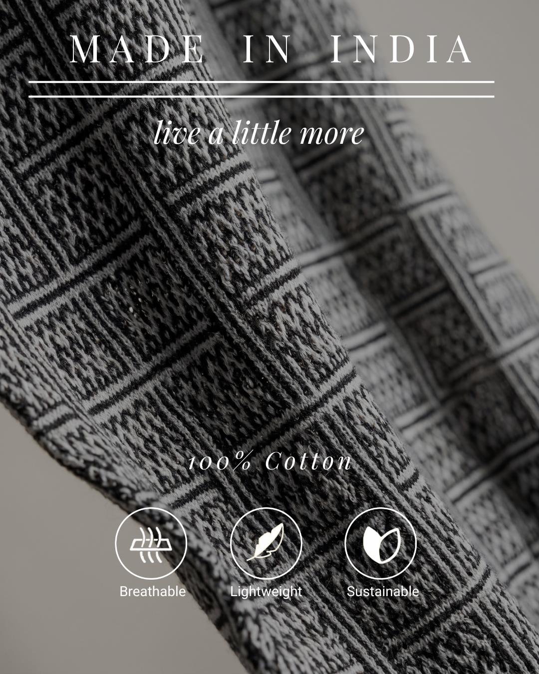 Ink Black Maze Grid V-Polo