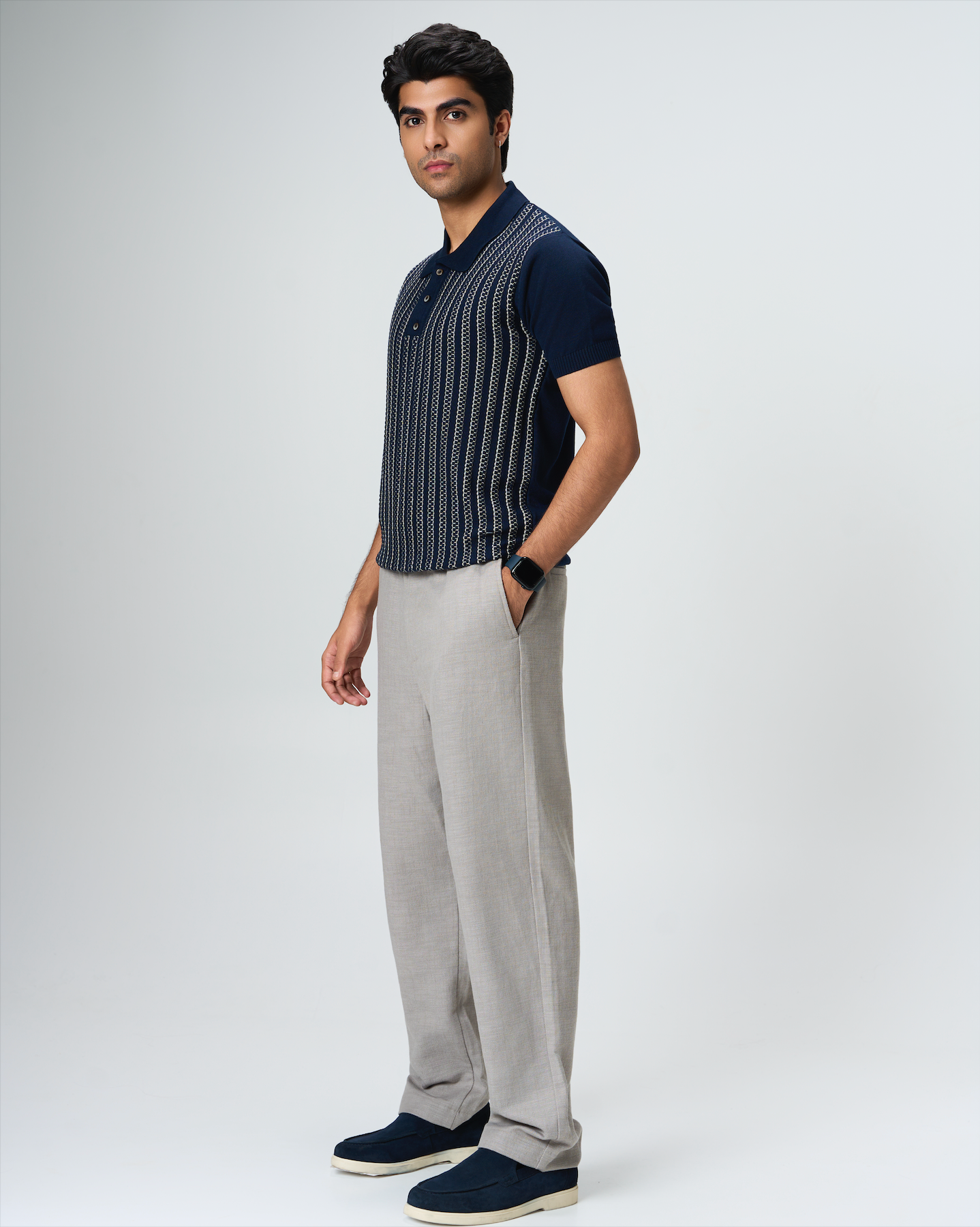 Midnight Blue Luxe DNA B-Polo - 100% Cotton - II