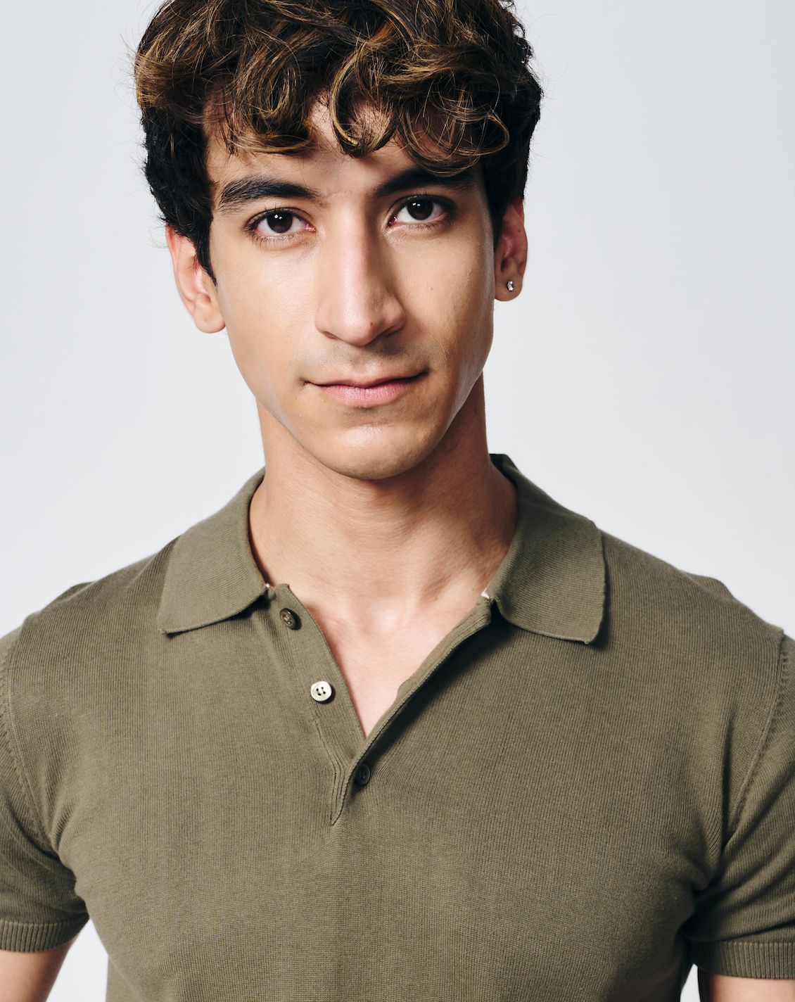 Khaki Green Piqué Signature B-Polo - Cotton Bamboo - I