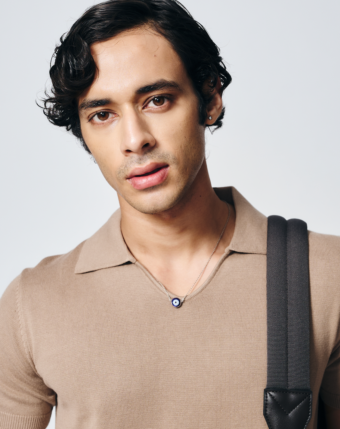 Warm Tan Piqué All Day U-Polo - Cotton Bamboo - I