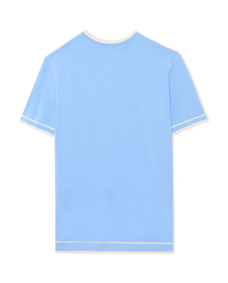 Sky Blue Contrast T-Shirt