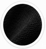 Ink Black Cotton Bamboo Waffle Polo