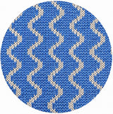 Denim Blue Waveline Z-Polo