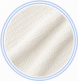 Soft White Ultra Stretch Waffle V-Polo