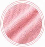 Powder Pink Ultra Stretch Waffle V-Polo