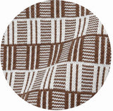 Cocoa Brown Luxe Gridline V-Polo