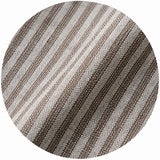 Cocoa Brown Mandarin Stripe Shirt