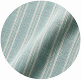 Sage Green Striped 100% Linen Shirt