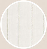 Soft White 100% Linen Striped Shirt