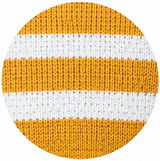 Golden Ochre Mesh Stripe AIRLOOP V-Polo