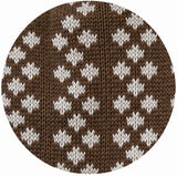 Cocoa Brown Luxe Diamond V-Polo