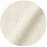 Soft White Pointelle B-polo