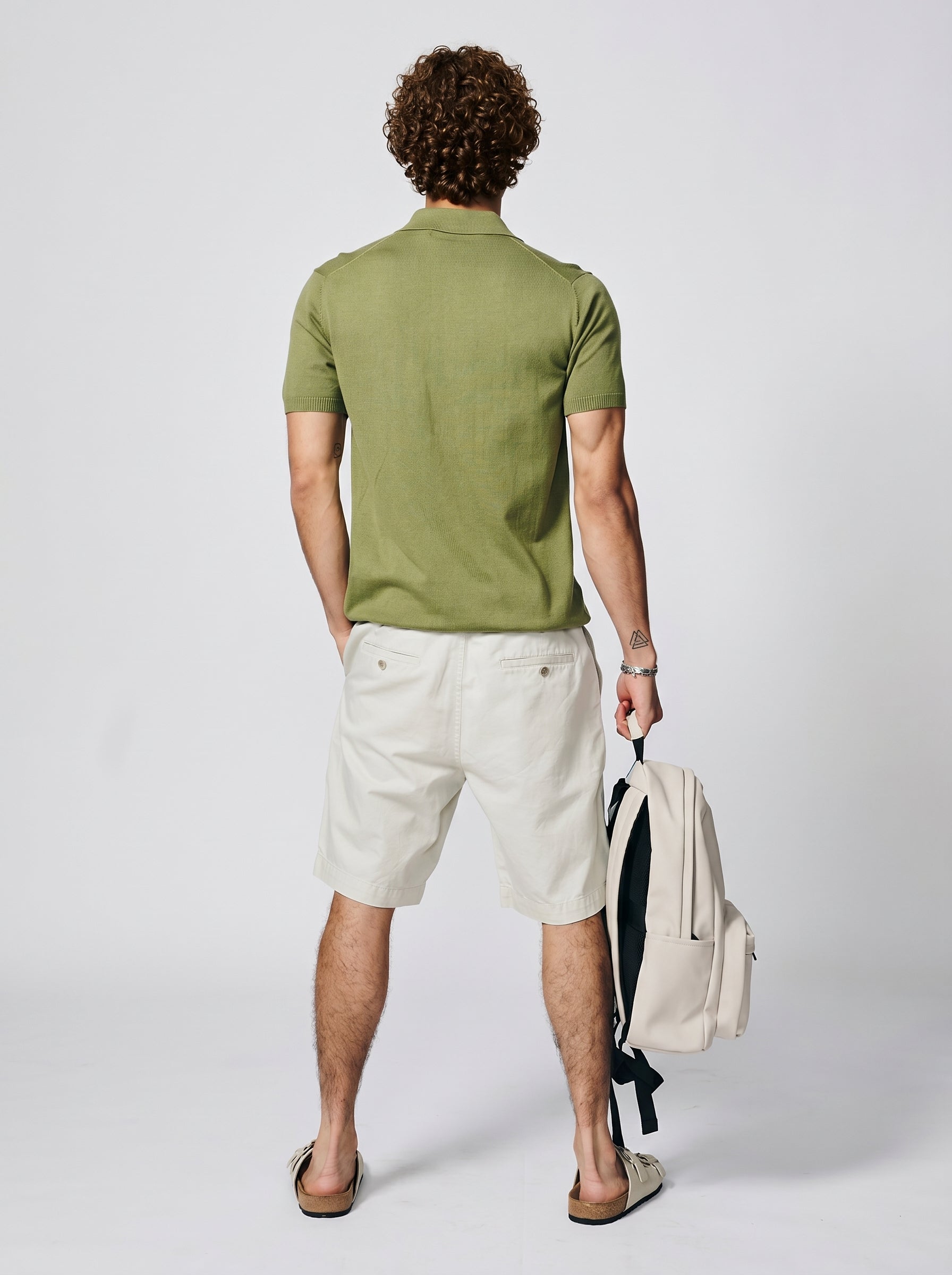 Fern Green Cotton-Bamboo Signature Polo