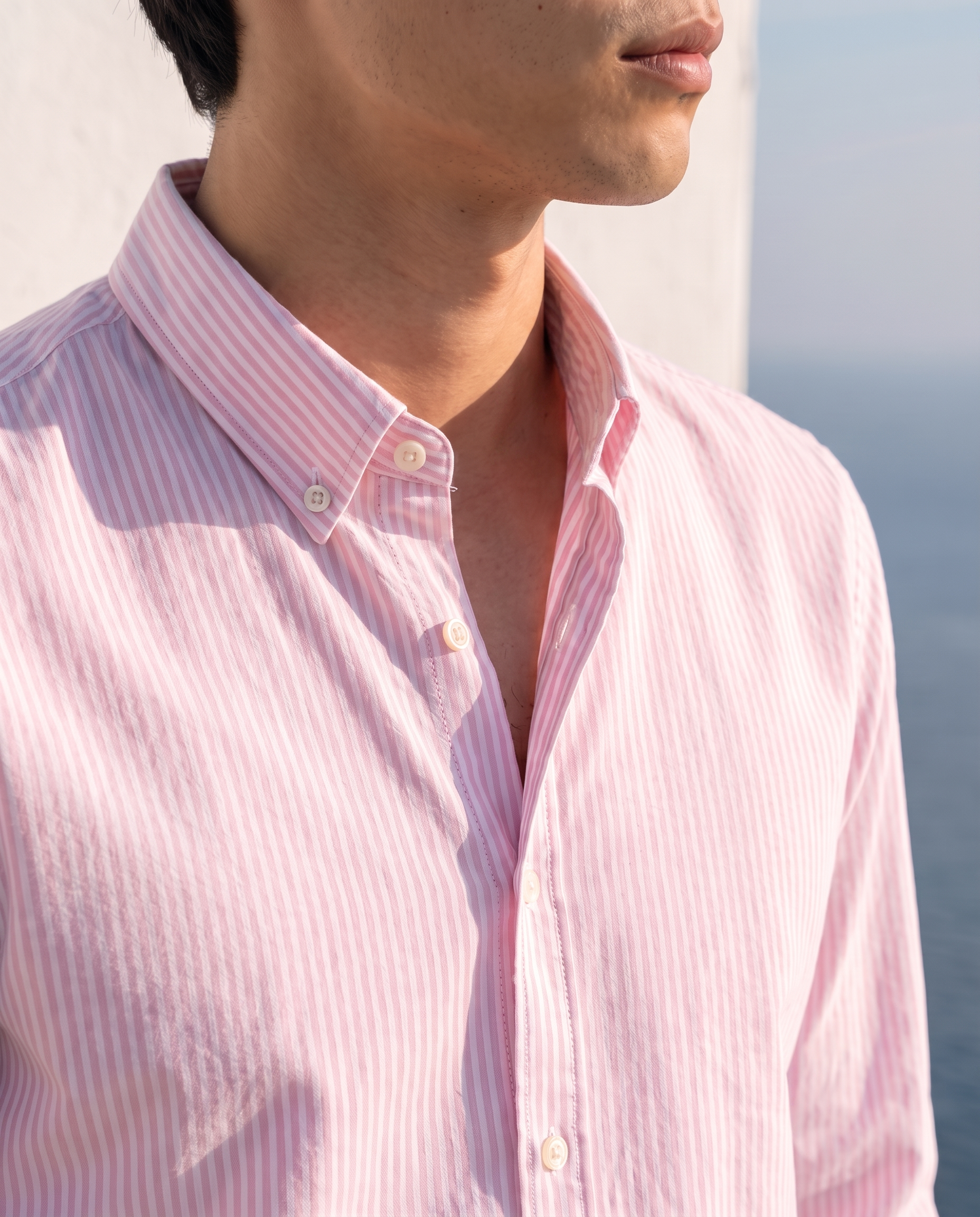Oxford Pink Heritage Stripe Shirt