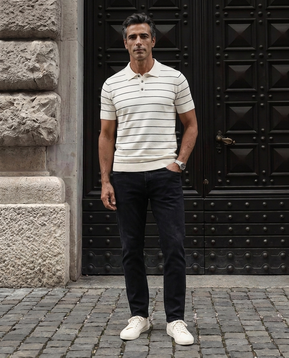 Soft White Riviera B-Polo