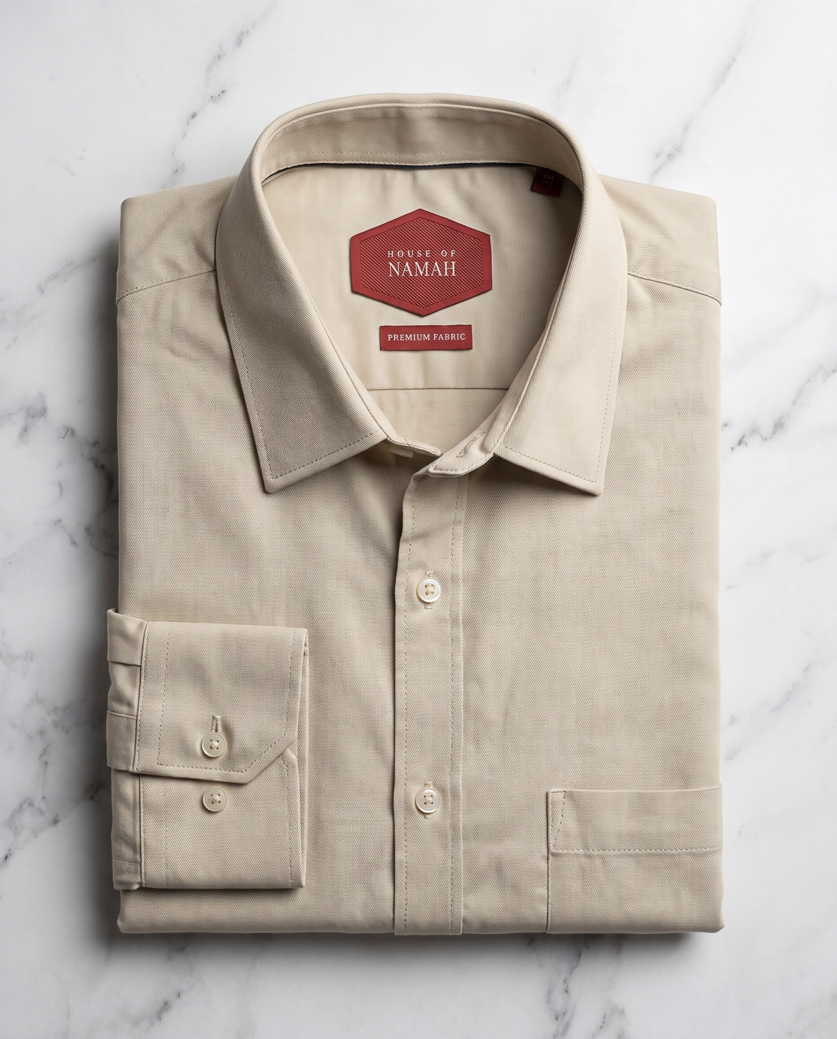 Sand Beige CEO Signature Shirt